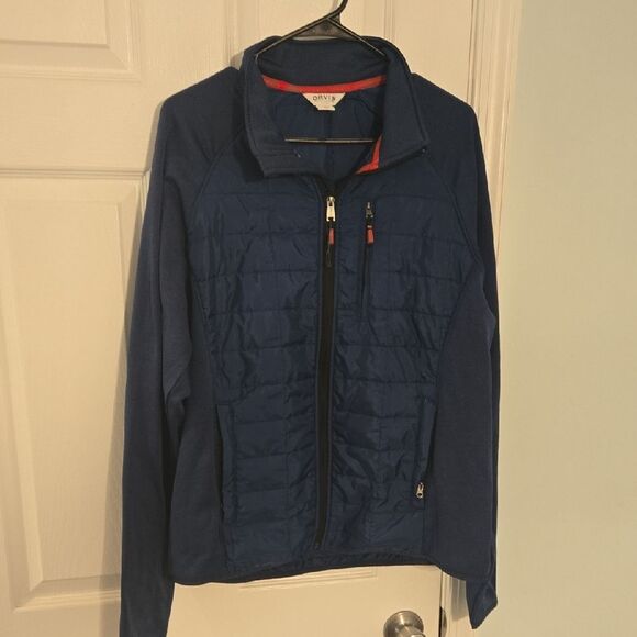 Orvis Navy Quilted Jacket - Picture 1 of 8